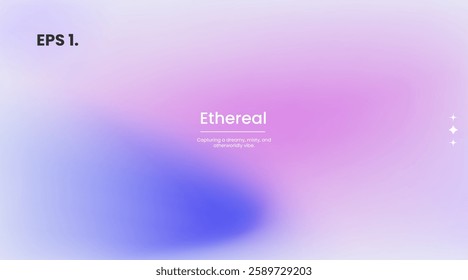 Abstract purple and white blurred gradient fluid vector background design wallpaper template with dynamic color, waves, and geometric shape