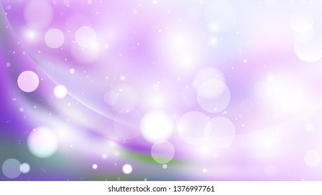 Abstract Purple and White Blurred Lights Background Design