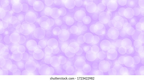 abstract purple white bokeh for background, purple light with bokeh backgrounds banner ad, glowing purple bright shine blurred, defocused bokeh glitter purple soft color for backdrop and wallpaper