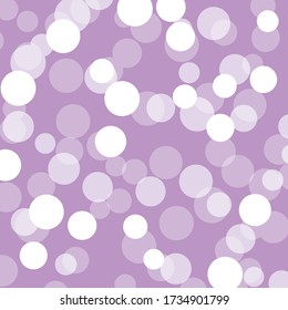 Abstract purple and white bokeh background - vector illustration