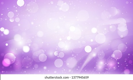 Abstract Purple and White Defocused Lights Background Vector