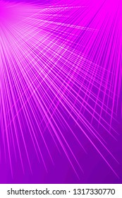 Abstract Purple and White Geometric Pattern with Stripes. Sloping Bright Shiny Texture. Vector. 3D Illustration