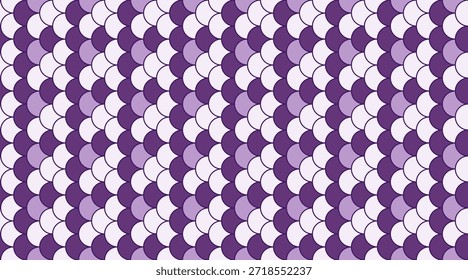Padrão de escala abstrato roxo e branco.  Perfeito para fundos, texturas, design de site ou projetos de impressão.  Evoca sentimentos de serenidade, elegância e sofisticação.