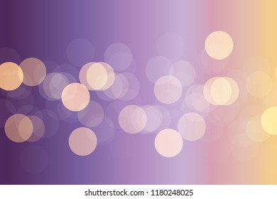 Abstract purple yellow background with white light at center