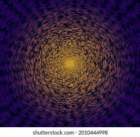 Abstract purple yellow circular line background, elegant luxury and modern