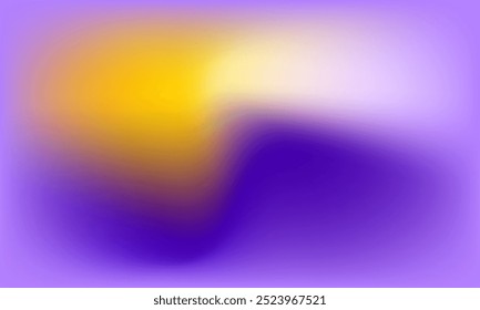 Abstract purple and yellow gradient background. Colorful smooth transition design composition suitable for header, greeting, invitation, decor, advertising, display, idea, page, backdrop, branding