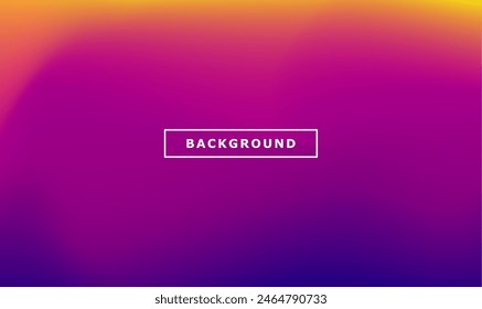 Abstract of Purple, yellow and red gradient background. Vectors and illustrations. 