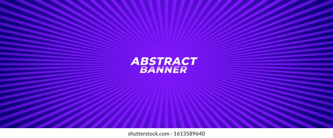 abstract purple zoom line rays background design