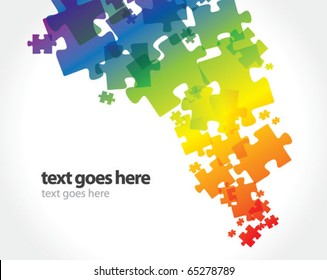 Abstract Puzzle Background