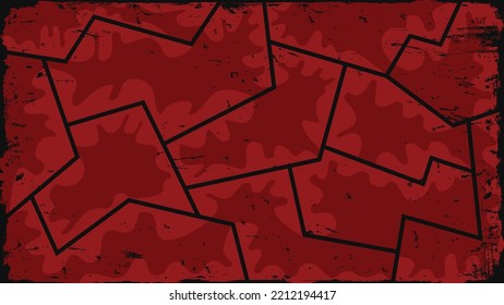 Abstract Puzzle Background With Grunge Effect