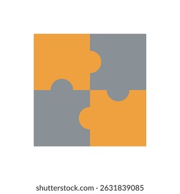 Piezas Abstractas del rompecabezas que encajan juntas, que representan la resolución de problemas, la colaboración y la estrategia. Ideal para imágenes de negocios y educativas.