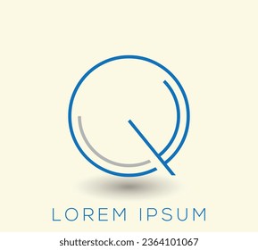 Abstract 'Q' Icon Design for your company.