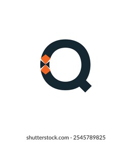 Abstrato Q letra moderno logotipo inicial