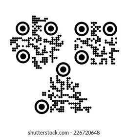 Abstract qr code