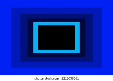 Abstract quadrilaterals of different sizes background. Vector illustration.