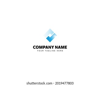 Abstract quality logo design. Right mark Logo design.