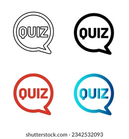 Abstract Quiz Silhouette Illustration, can be used for business designs, presentation designs or any suitable designs.