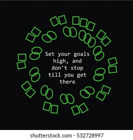 abstract quote banner wallpaper
