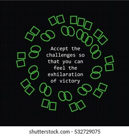 abstract quote banner wallpaper