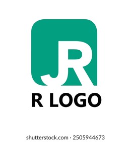 Diseño de logotipo de letras iniciales modernas de letra R Abstractas