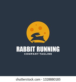 Abstract Rabbit Color Concept illustration vector template. Suitable for Creative Industry, Multimedia, entertainment, Educations, Shop, and any related business