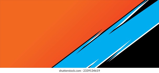 vector de banner de fondo de carreras abstractas 