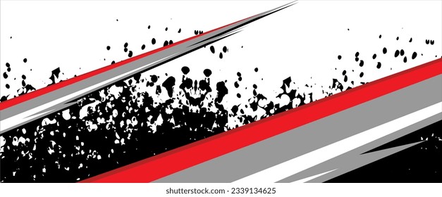 abstract racing background banner vector 