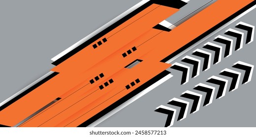abstract racing background banner vector