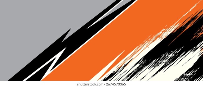 Vector de Anuncio de fondo abstracto de carreras 