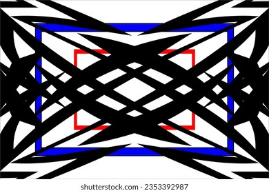 Abstract racing background design with a unique pattern of stripes and a mix of bright colors