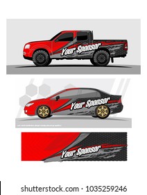 abstract Racing background graphic vector for car, truck and vehicles vinyl wrap