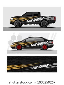 abstract Racing background graphic vector for car, truck and vehicles vinyl wrap