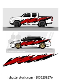 abstract Racing background graphic vector for car, truck and vehicles vinyl wrap