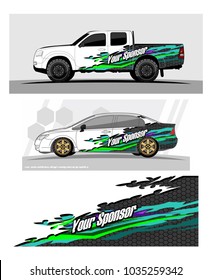 abstract Racing background graphic vector for car, truck and vehicles vinyl wrap