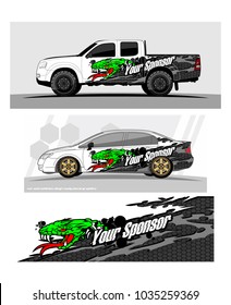 abstract Racing background graphic vector for car, truck and vehicles vinyl wrap