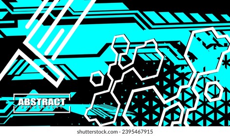 Abstract Racing Background Stripes   white  and blue Free Vector