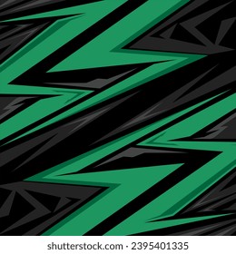 Abstract Racing Background Vector Art, Icons With Green And Grey