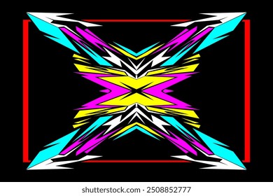 abstract racing background vector design, suitable for your car wrap design