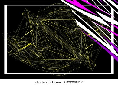 abstract racing background vector design with unique line pattern