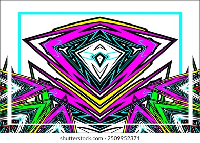 abstract racing background vector design with unique line pattern
