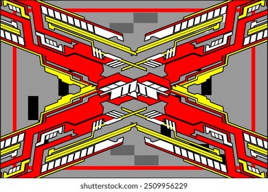 abstract racing background vector design with cool pattern