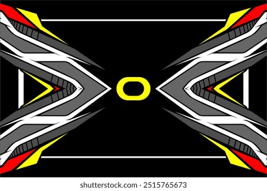 abstract racing background vector design, car decal, wrap car, with modern and unique line patterns, my own work, not AI generated