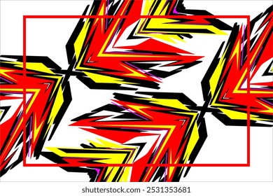 abstrato design de vetor de fundo de corrida, envolva o carro com padrão de linha exclusivo