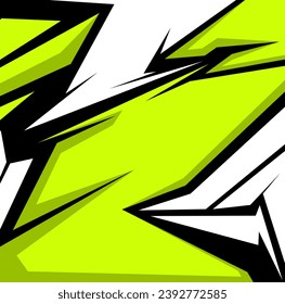 abstract racing background vector premium green black and white