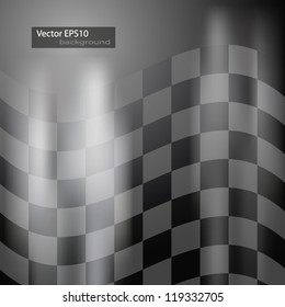 Abstract racing checkered background. EPS10 vector.