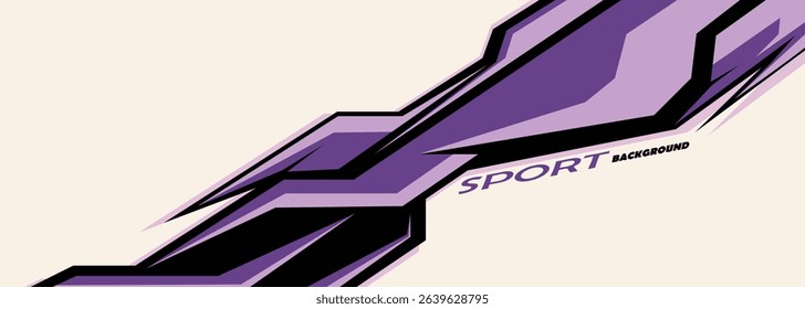 Abstract racing concept sport background design template vector