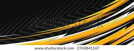 abstract racing geometric stripes background for car wrap
