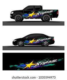 abstract Racing graphic background vector for Truck, boat and vehicle branding. vinyl and wrap ready. 