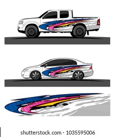 abstract Racing graphic background vector for Truck, boat and vehicle branding. vinyl and wrap ready. 