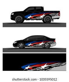 abstract Racing graphic background vector for Truck, boat and vehicle branding. vinyl and wrap ready. 